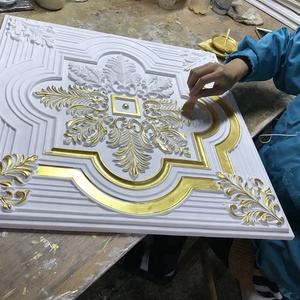 Décoration au design <span class=keywords><strong>de</strong></span> luxe européen personnalisé blanc 60cm planches murales carrées classiques <span class=keywords><strong>de</strong></span> grande taille panneaux muraux 3D <span class=keywords><strong>pour</strong></span> tête <span class=keywords><strong>de</strong></span> <span class=keywords><strong>lit</strong></span> - Product Image 2