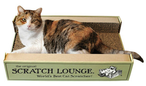 The Original Scratch Lounge - <span class=keywords><strong>Worlds</strong></span> <span class=keywords><strong>Best</strong></span> <span class=keywords><strong>Cat</strong></span> <span class=keywords><strong>Scratcher</strong></span> - (Includes Catnip) - Product Image 1