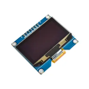 1.54英寸 OLED 128x64 I2C 显示模块，7 针 PCB 板