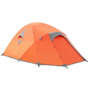 Profesyonel Ultralight su geçirmez dağ tırmanışı Dome kamp çadırı 2 kişi
