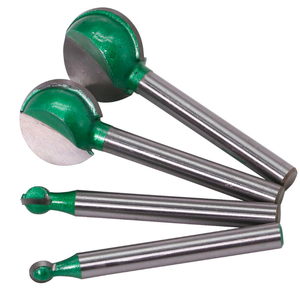 Fresa de llave semicircular con bola de tallado de raíz, broca de enrutador de madera de bola - Product Image 2