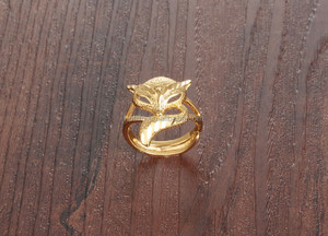 Saoedi-arabië gouden trouwring prijs vos design 4 gram gouden ring