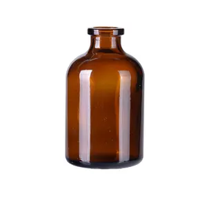 Wholesale 50Ml Amber Vial , Amber Glass Vials Bottle , Amber Pharmaceutical Glass Vial