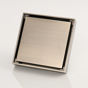 HIDEEP Bath Room Fittings 4 Inch Antique Brass Shower <strong>Linear</strong> Floor <strong>Drain</strong> - Product Image 5