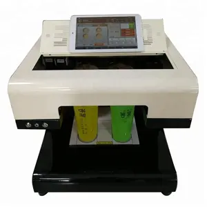 4 Cups Android System Cappuccino 3d LetのEdible Cake Selfie Latte Art Printing Machine Coffee Printer Face Machine Price