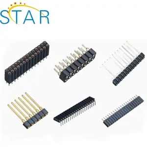 1 כדי 40pin 2.54mm המגרש שורה אחת ארוך פין זכר נקבה כותרת