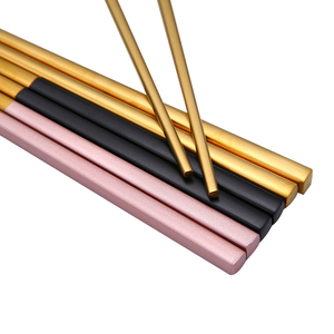 <span class=keywords><strong>Palillos</strong></span> chapados en <span class=keywords><strong>acero</strong></span> inoxidable 304, tipo cuadrado - Product Image 5