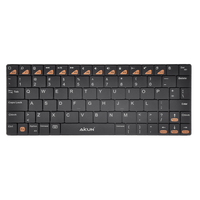 Teclado inalámbrico 5,0 BT, recargable, ultrafino, con estructura tipo tijeras