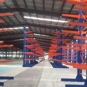 Customized Light Weight Cantilever Rack Warehouse Cantilever Pipe Rack Factory Shelves