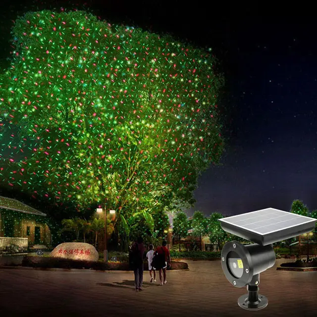 Lampu Laser Taman Tenaga Surya Luar Ruangan