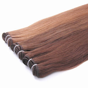 Extensiones de cabello humano ruso de doble estiramiento, máquina de línea de cutícula <span class=keywords><strong>Express</strong></span>, venta al por mayor - Product Image 5