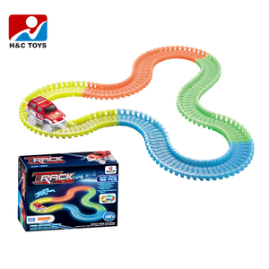Spielzeug für kinder 2018 diy 269 stücke glow in <span class=keywords><strong>the</strong></span> dark track leucht slot auto HC385791 - Product Image 6