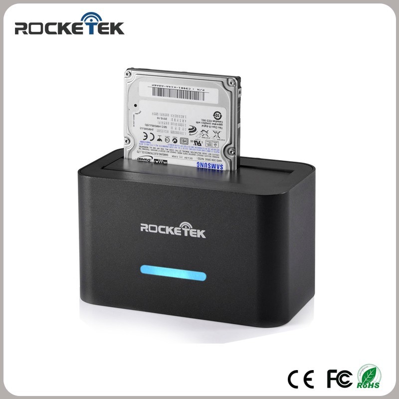 USB3.0 vers SATA Disque Dur 2.5 et 3.5 Pouce en aluminium HDD Station D'accueil pour Disque Dur Duplicateur/Cloner Fonction