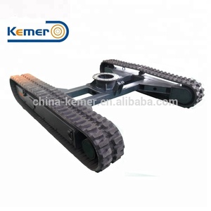 Sasis perayap karet jalur Undercarriage bahan karet yang dipasok pabrik - Product Image 4