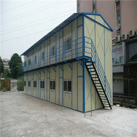 Faible Coût Préfabriqué Kits de Maison Préfabriquée à Deux Étages Maison Modulaire pour Bureau ou Dortoir