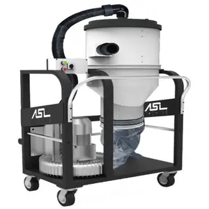 ASL-V5500 Concrete Dust Industrial Vacuum Cleaner used with concrete grinder