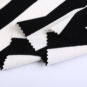 Vente chaude fils teints en <span class=keywords><strong>noir</strong></span> <span class=keywords><strong>et</strong></span> <span class=keywords><strong>blanc</strong></span> bande viscose rayonne pas cher en gros tissu - Product Image 5