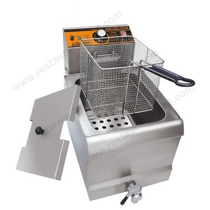 Friggitrice Professionale Automatica a Vasca Singola con 2 Cestelli per <span class=keywords><strong>Fish</strong></span> and Chips - Product Image 6