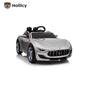 Voiture de course électrique Maserati alfiery pour enfants, jouet à télécommande, véhicule de conduite, batterie 12 v