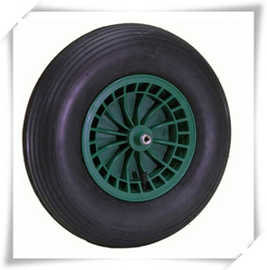 406mm Kleines Pneumatisches Gummi-Schubkarrenrad Lenkrolle <span class=keywords><strong>4.00</strong></span>-8 Superhochwertig - Product Image 2