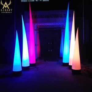 Công Viên Ngoài Trời Đảng & Trang Trí Đám Cưới LED Chiếu Sáng Inflatable Cone Balloon - Product Image 2