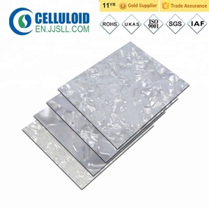 Serpillière à spray avec perles, feuille en plastique de couleur <span class=keywords><strong>blanche</strong></span>, 0.17 — 4mm, miroir de maquillage pour enveloppes de tambour, matériaux de décoration, vente en gros - Product Image 4