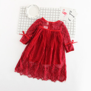 Commercio all'ingrosso Neonate Pizzo Tutu Vestito Dalla Ragazza Formale Estate del Vestito Operato - Product Image 2