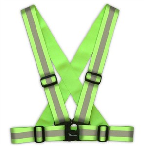 Security Protection Workplace Safety Supplies EN471 running high visibility reflective buckles elastic belt vest