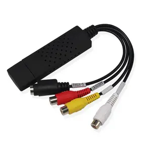USB 2.0 Video Audio Capture Card Device Adapter VHS VCR TV To DVD Converter Support Win 2000/Win Xp/Win Vista/Win 7/8/ 10