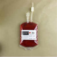 Double Port IV Sacs/Vampire Blood Bag Conteneur de boisson en plastique PVC toutes tailles pour l'emballage des boissons