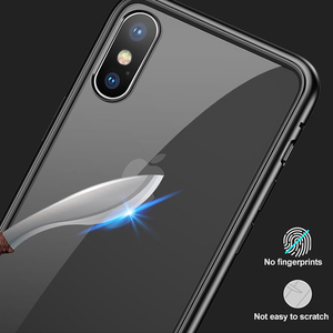 Custodia in vetro per cellulare magnetico con paraurti in metallo 360 per custodia magnetica <span class=keywords><strong>Samsung</strong></span> <span class=keywords><strong>Galaxy</strong></span> S10 S9 S8