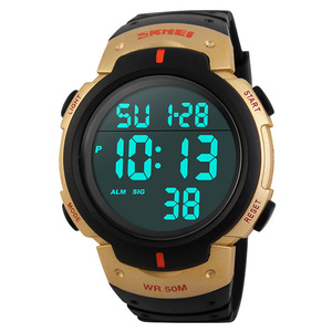Montre numérique originale en gros <span class=keywords><strong>Skmei</strong></span> <span class=keywords><strong>1068</strong></span> Mouvement de montre numérique Étanche 50m Montre de sport pour homme - Product Image 6