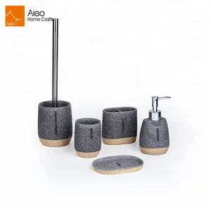 Cina nuovo <span class=keywords><strong>Set</strong></span> di <span class=keywords><strong>accessori</strong></span> per il <span class=keywords><strong>bagno</strong></span> in poliresina - Product Image 1