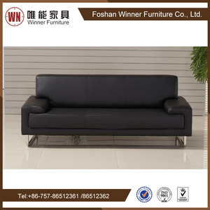 Conjunto de sofá moderno de cuero para sala de espera, muebles de oficina de diseño moderno - Product Image 4