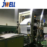 JWELL-Ligne d'extrusion de feuilles d'extrudeuse à double vis à vis unique Pp/ps/pet, extrudeuse