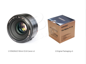 Obiettivo YONGNUO YN 50mm a Prezzo di Fabbrica, Lente YN50 Yn50mm F1.8 con Grande Apertura e Autofocus per <span class=keywords><strong>Fotocamere</strong></span> <span class=keywords><strong>Canon</strong></span> - Product Image 3