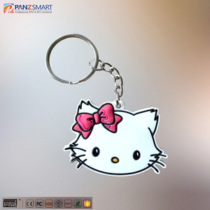 Grosir Logo kustom plastik Tag Pvc plastik hang Tag Printing unik Barcode plastik Pvc Tag <span class=keywords><strong>RFID</strong></span> NFC <span class=keywords><strong>Label</strong></span> dengan Chip - Product Image 2