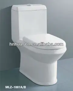 New style sanitary ware one piece bathroom toilet MLZ-1007/B