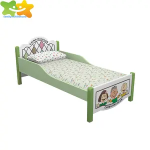 CE approved solid wooden kindergarten car kids cartoon bed for sale