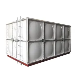 Grp Tanks GRP Modular Panel FRP Water Tank For SMC Rectangular Water Storage Tank