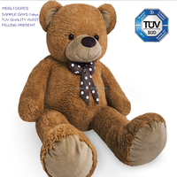 Ours en peluche blanc de grande taille 200cm, jouet en peluche pour petite amie, cadeau avec vidéo, vente en gros