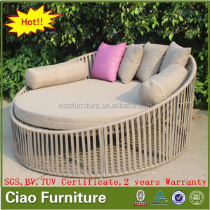 En plein air <span class=keywords><strong>transat</strong></span> tissu en plein air <span class=keywords><strong>jardin</strong></span> canapé lit <span class=keywords><strong>rond</strong></span> - Product Image 2