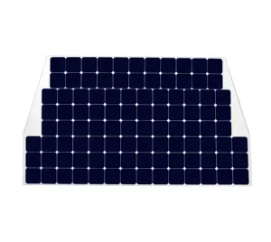 사용자 정의 크기 모양의 340W 11V Sunpower 셀 방수 수입 유연한 태양 전지 패널