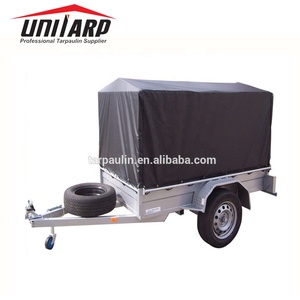 Housses de voiture imperméables Bâche de cargaison utilitaire Bâche en PVC Bâche de <span class=keywords><strong>remorque</strong></span> avec oeillets - Product Image 3