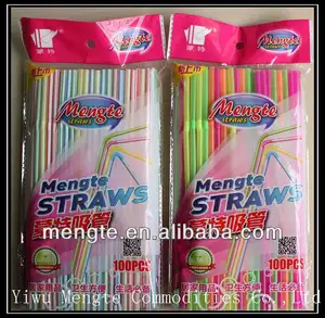 Đỏ Và Trắng 5Mm Linh Hoạt Uống Rơm Trang Trí - Product Image 3