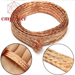 Ground Earth Shielded Cable Coated Thin Braided 3mm Solid Copper Wire