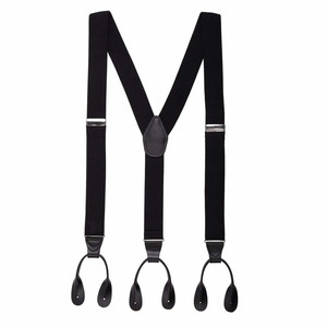 <span class=keywords><strong>Tirantes</strong></span> Elásticos Ajustables Personalizados para <span class=keywords><strong>Hombre</strong></span>, Forma de Y, <span class=keywords><strong>Anchos</strong></span>, Resistentes, con Botones Marrones - Product Image 1