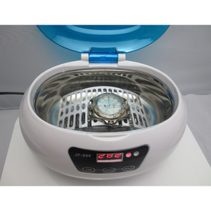 Siêu âm món ăn sạch hơn mini siêu âm máy giặt răng giả siêu âm sạch hơn 42KHz 50W EU chúng tôi UK UA cắm CE ROHS - Product Image 5