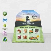 Lieferant Kunden spezifische Supermarkt Pappe Postkarte POP Displays Papier kartonst änder Voll paletten regal Tablett Tower Rack Cap POSM