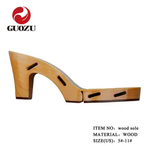 Sandal Soles Manufacturer Women Wooden Sole Ladies High Heel Sandal Shoe Sole Clogs Outsole